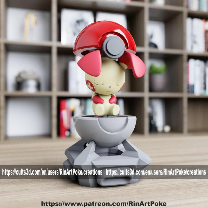 Plusle in the Pokeball from pokemon