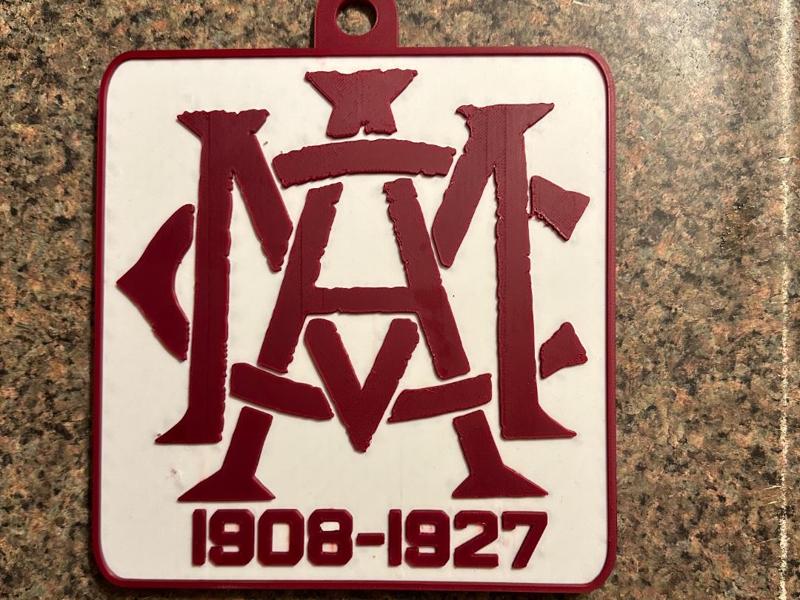 Classic Texas A&M Oversized Logo - 1908-1927