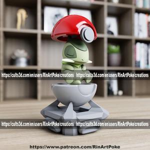 Axew in the pokeball from Pokemon