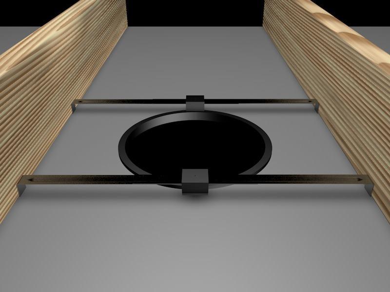 Ceiling mount for 10.75" speaker