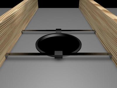 Ceiling mount for 10.75" speaker