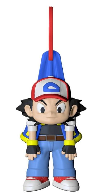 KEYCHAIN KRYPTO POKEMON ASH PIKACHU FUNKO