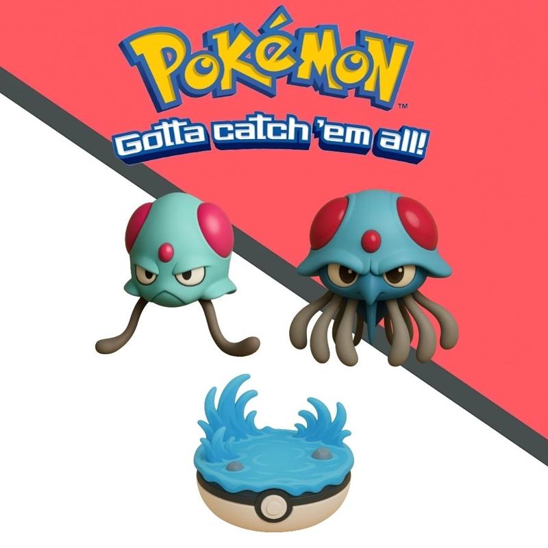 Pokemon Tentacool evolution pack x 3 units