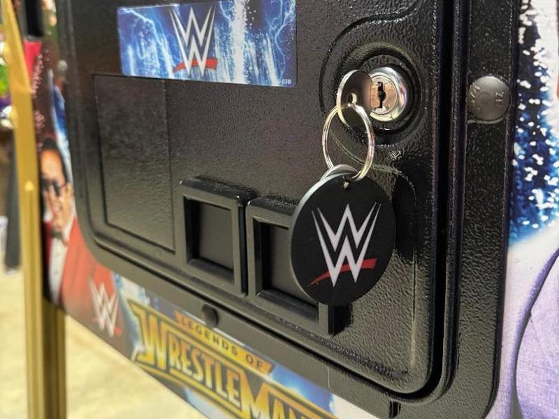 WWE Key fob for Stern Pinball Wrestlemania machine
