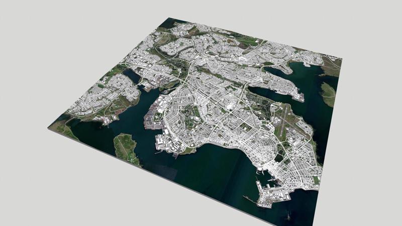 Cityscape Reykjavik Iceland