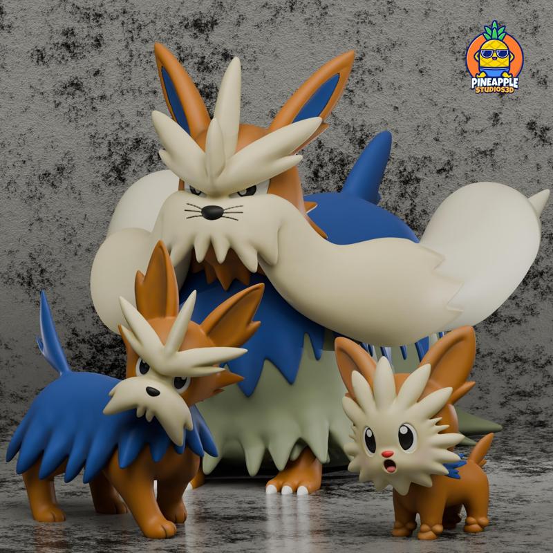 lilipup,herdier and stouland