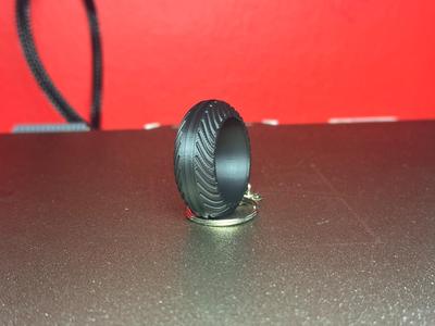 Tire Rain Keychain