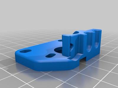 Mk8 Extruder Upgrade Base with filament guide for flexible filament