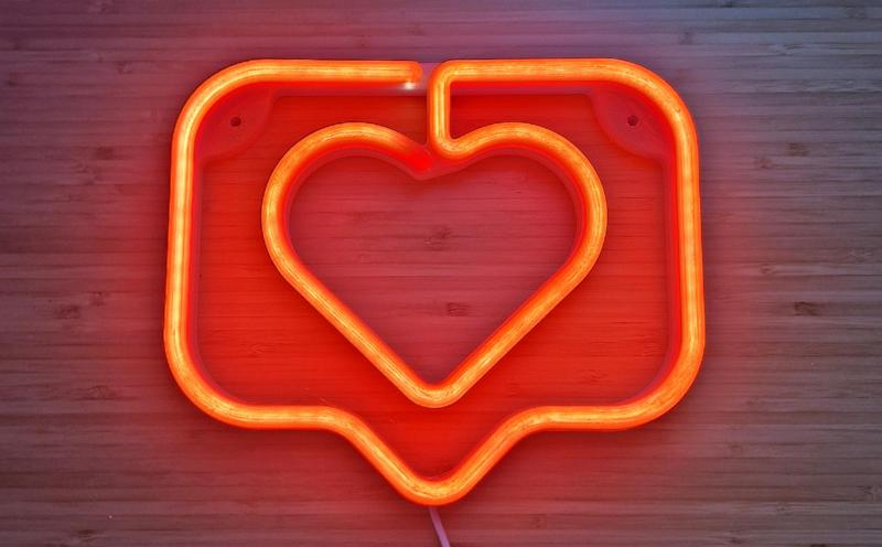 Neón Corazón Instagram | Heart Neon Sign