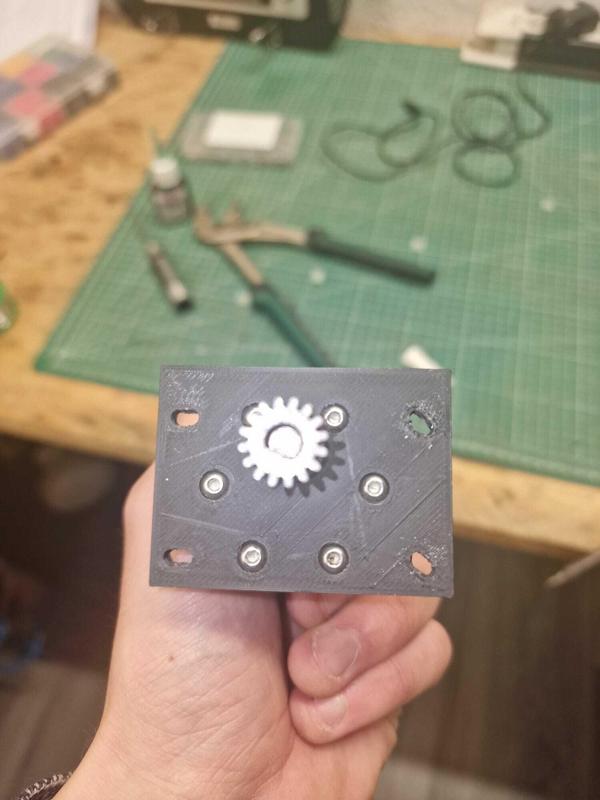 Lesu Et35 rotary actuator update Servonaut rb35 motor