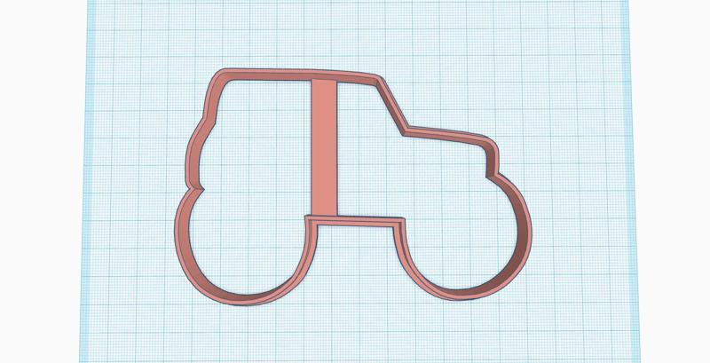 4x4 TRUCK COOKIE CUTTER