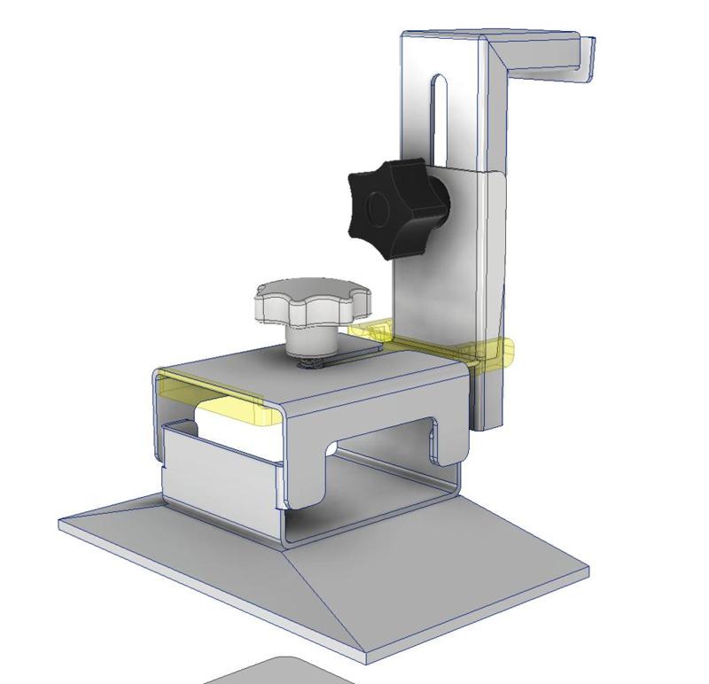 Anycubic UV cure & wash, build plate holder mod for Epax X1