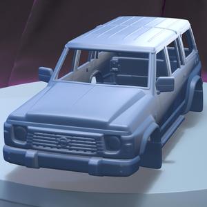 Nissan Patrol Y60 1987 (1/24) printable car body