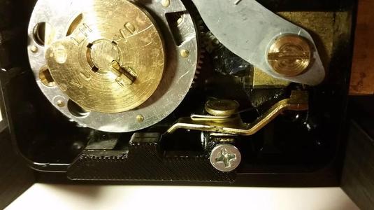 S&G safe relocker latch retraction bracket