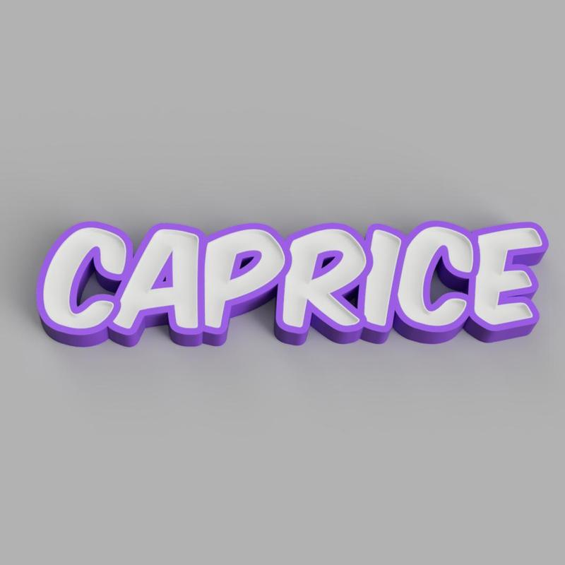 NAMELED CAPRICE - LED LAMP WITH NAME