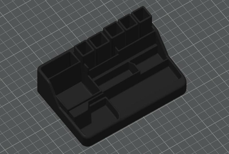 Stationery organizer techno