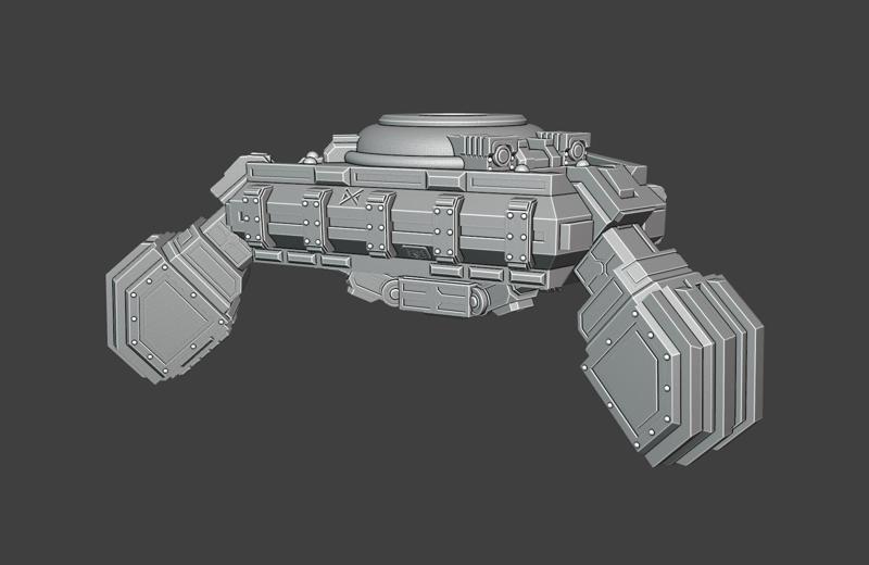 Servo Gun Repulsor Chassis