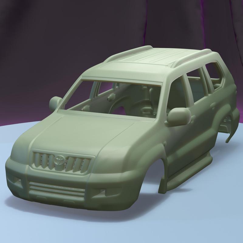 TOYOTA LAND CRUISER PRADO 2009  (1/24) printable car body