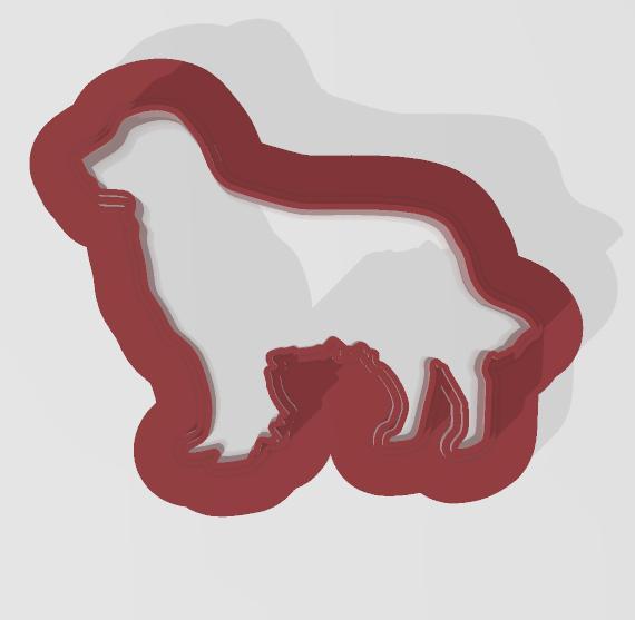 Polymer Clay Cutter - Golden Retriever