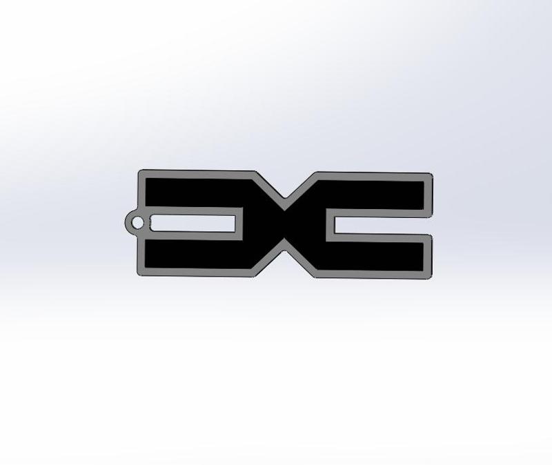 Dacia Logo Keychain – 3D Printable Minimalist Car Accessory