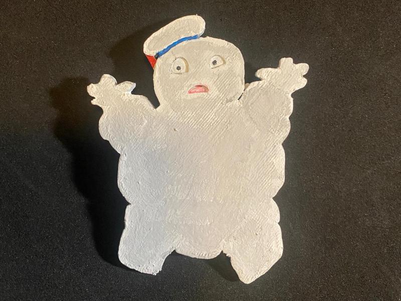 Mini-Puft Smashed against glass