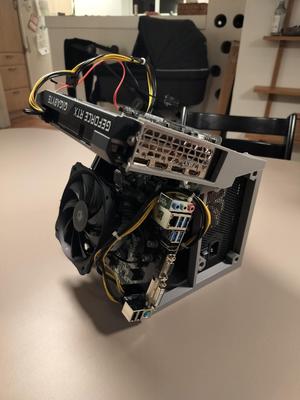 Open-Frame PC Case – 3D Printable STL