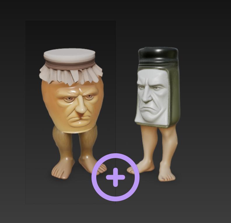 Garamaraman dan Madudungdung tak tuntung perkuntung