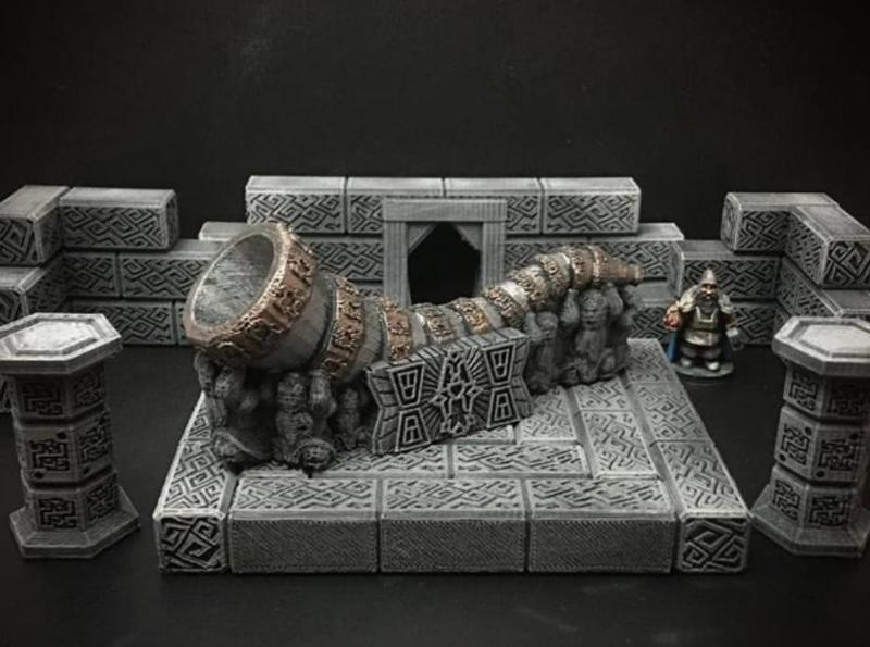Delving Decor: Dwarven Great Horn (28mm/Heroic scale)