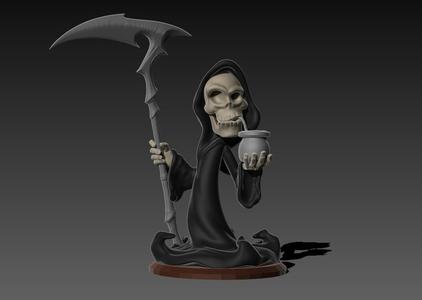 The Death - Parca - La Muerte - Halloween - mate