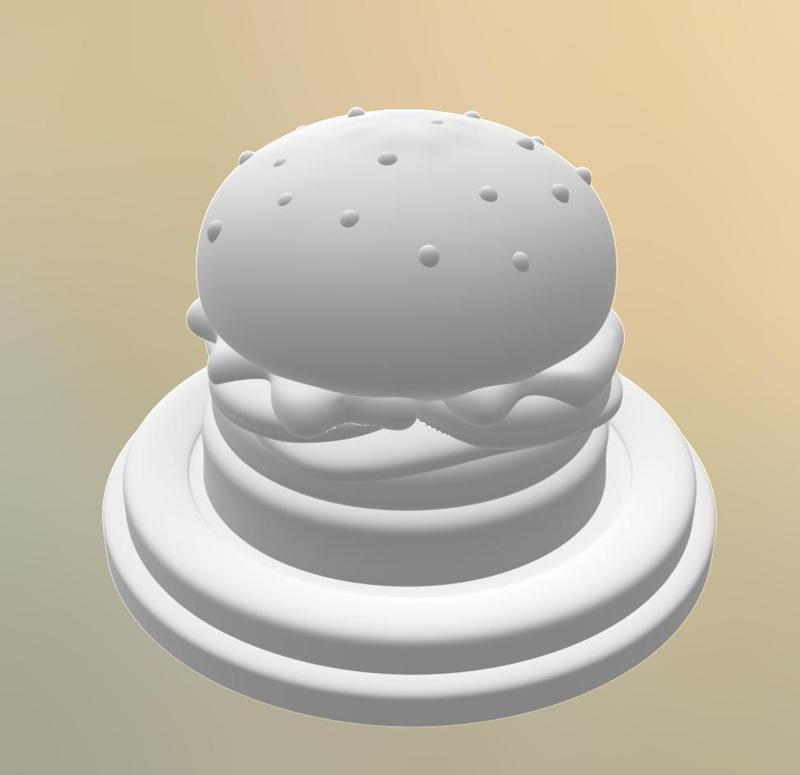 Bob's Burgers - Burger Pawn Chess Piece