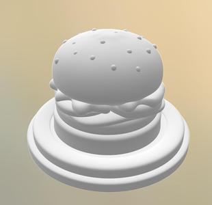 Bob's Burgers - Burger Pawn Chess Piece