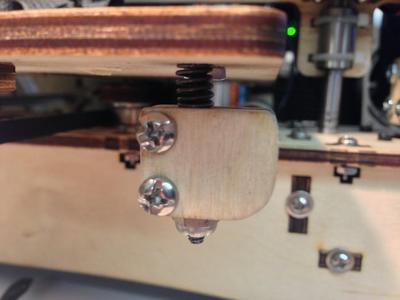 Koch Printrbot bed leveling system