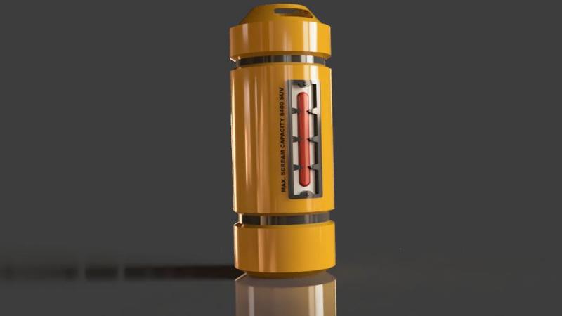 Monster's Inc. Inspired Scream Canister Energy Drink Holder (500ml)