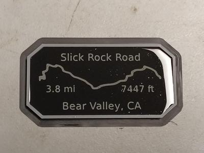 Maverick's Trail Badge Slick Rock Road Bear Valley CA