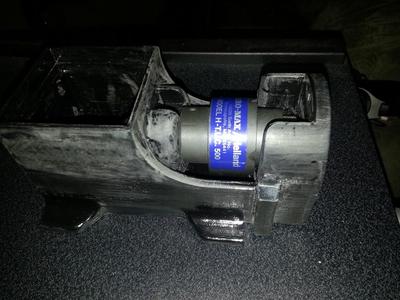 Reinforced Lyman V3 Style Filament Extruder Hopper and Motor Mount Base 