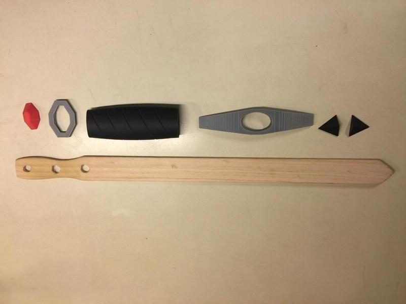 Paint Stir Sword Hilt