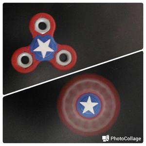 Spinner Capitão América Modelo Tradicional