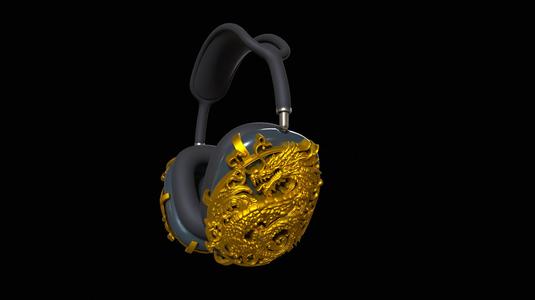 Headphone cover for Apple Airpods Max Dragon Asia