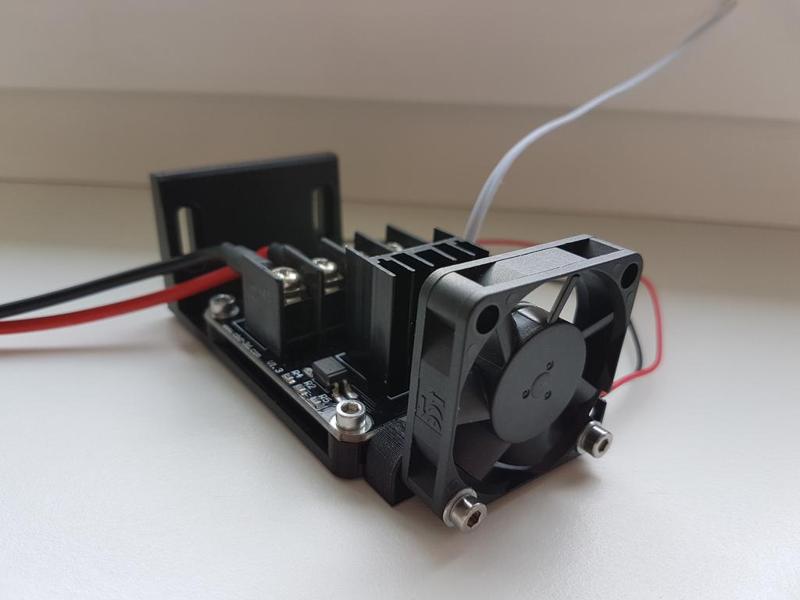 External Heated Bed Mosfet module mount (HA210N06)