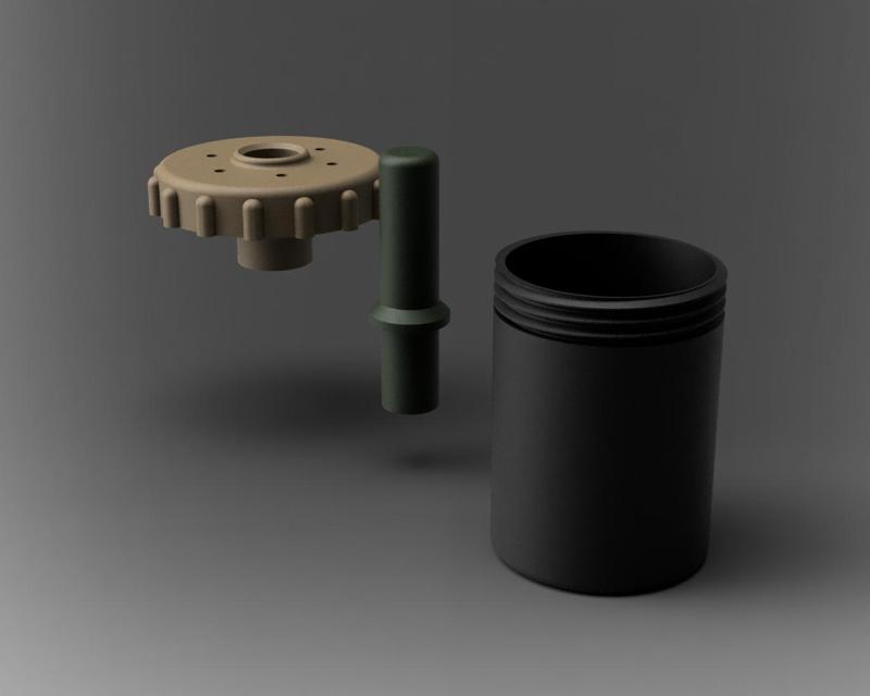 Airsoft CO2 mine - Gas Land Mine