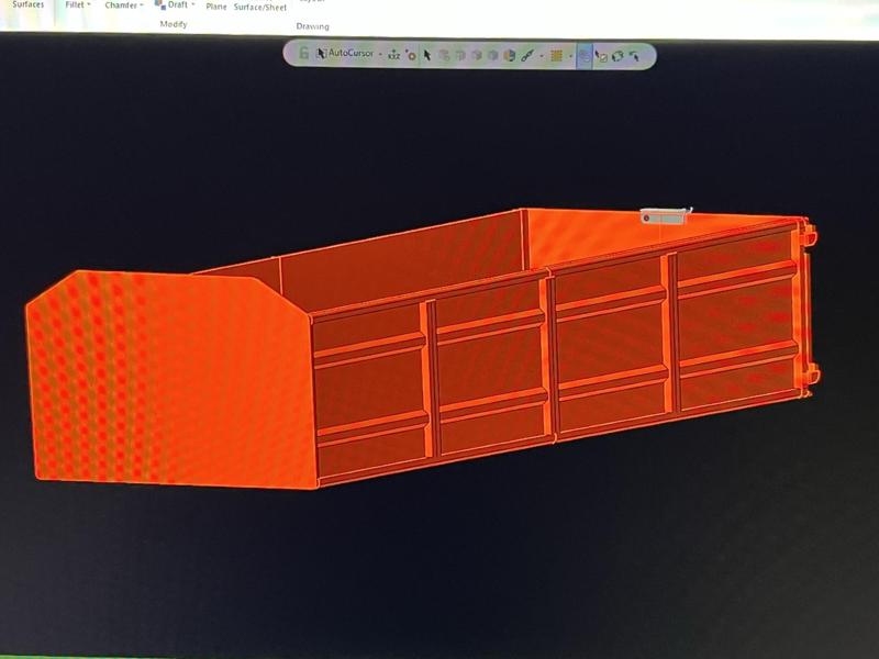 CONTAINER 2 FOR LESU HOOKLIFT RACK 1/14
