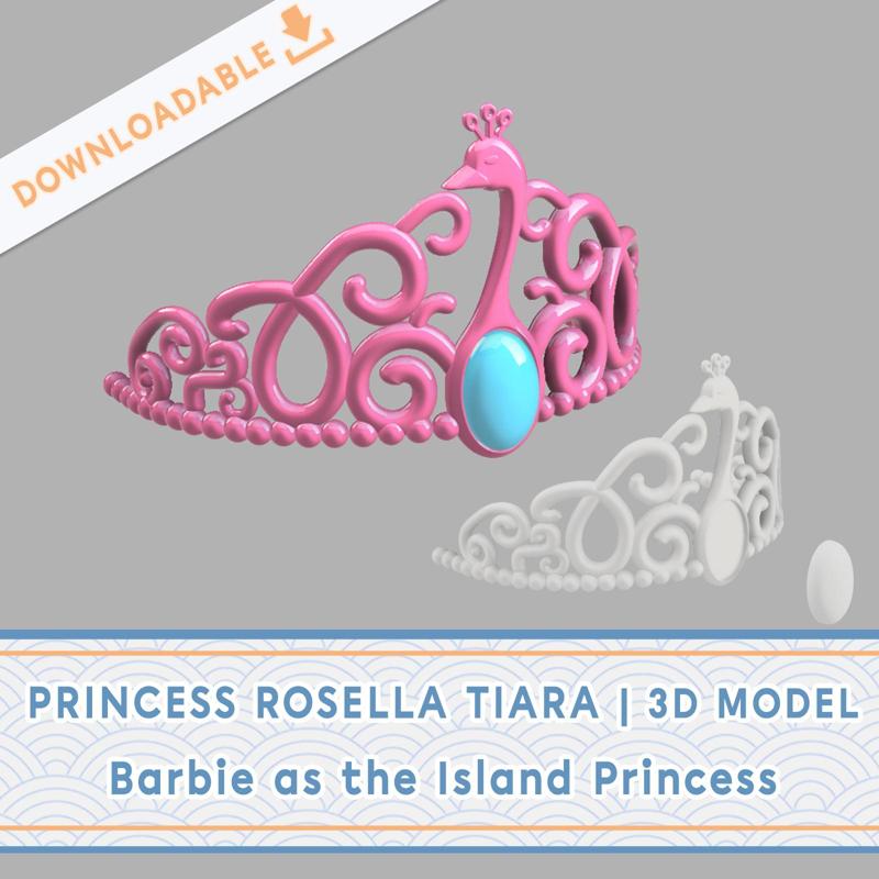 Barbie Rosella tiara | 3D file