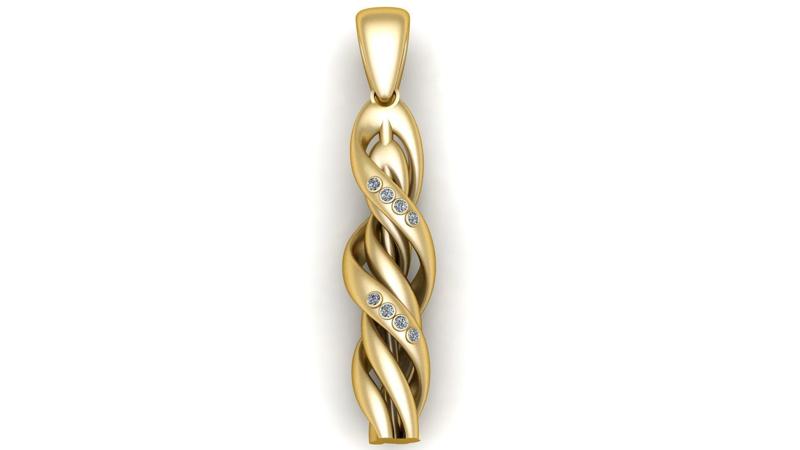 Swirl and Twirl Pendant