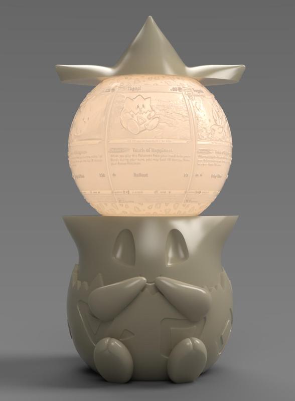 Togepi Pokemon Lamp Lithophane MMU
