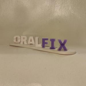 Blowjob - Oral Fix: 3D print file, lettering, double readable optical illusion, funny decoration, gift idea