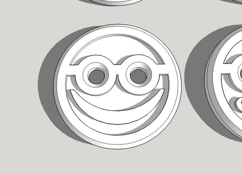 Happy Nerd Shirt Button