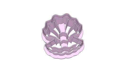 Shell with Pearl Clay Cutter - 25, 30, 35mm