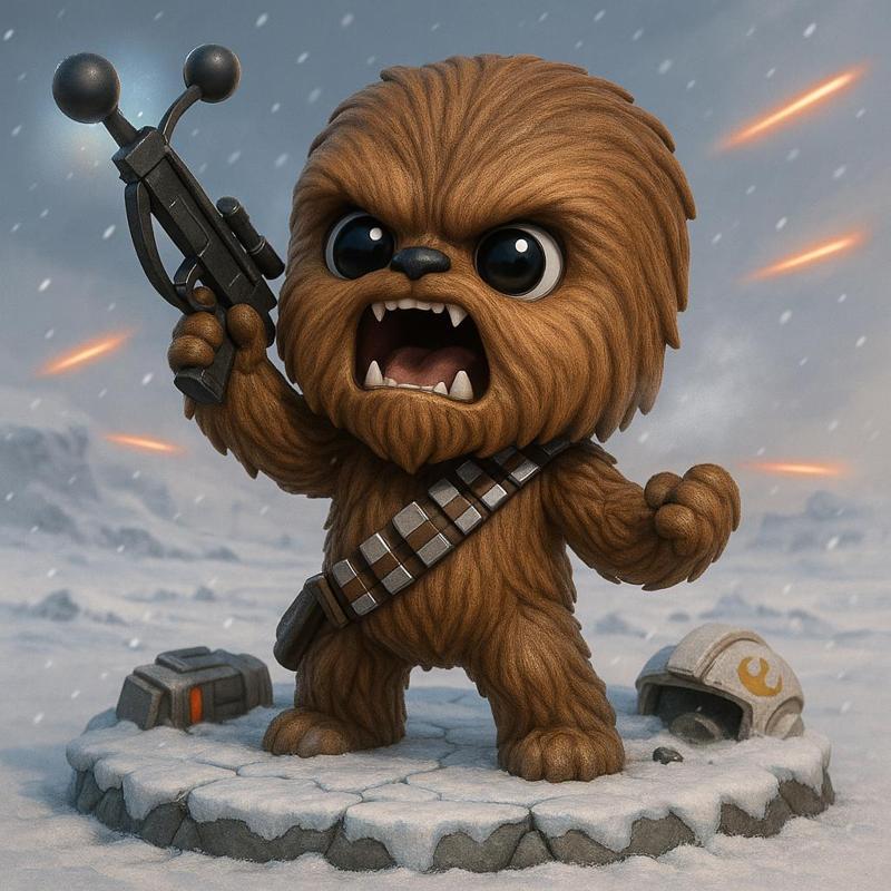 Chewbacca | Star Wars Chibi Diorama