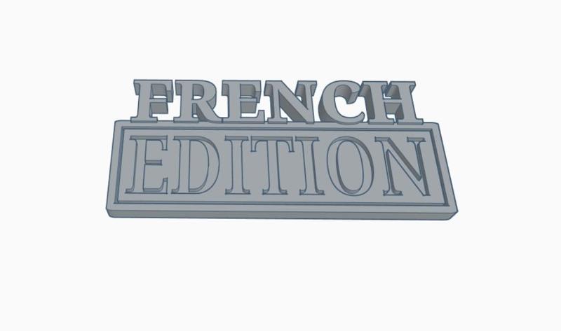 FRENCH EDITION Vehicle Badge