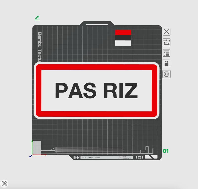 PARIS PAS RIZ billboard